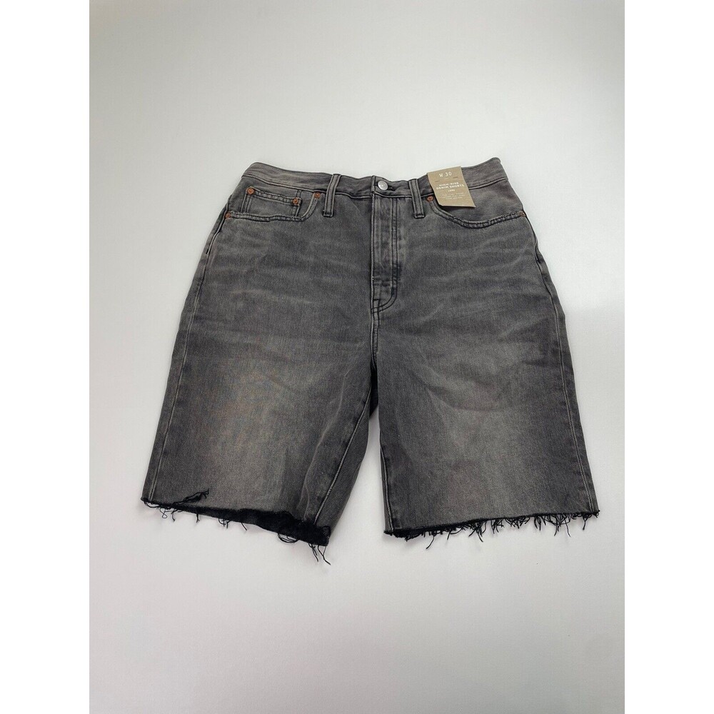 Brand New Madewell High-Rise Long Denim Shorts in Bronxdale Wash Womens Size 30